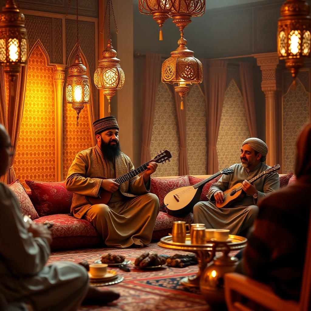 Traditional Ramadan entertainment at a Dubai iftar tent